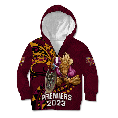 custom-nrl-broncos-premiers-kid-hoodie-mascot-with-polynesian-pattern-version-2023
