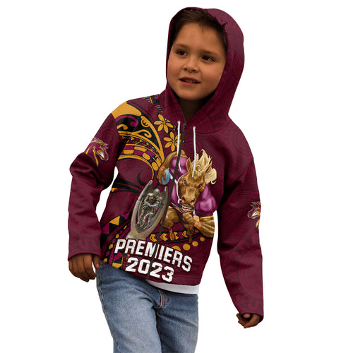 custom-nrl-broncos-premiers-kid-hoodie-mascot-with-polynesian-pattern-version-2023