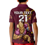 custom-nrl-broncos-premiers-kid-polo-shirt-mascot-with-polynesian-pattern-version-2023