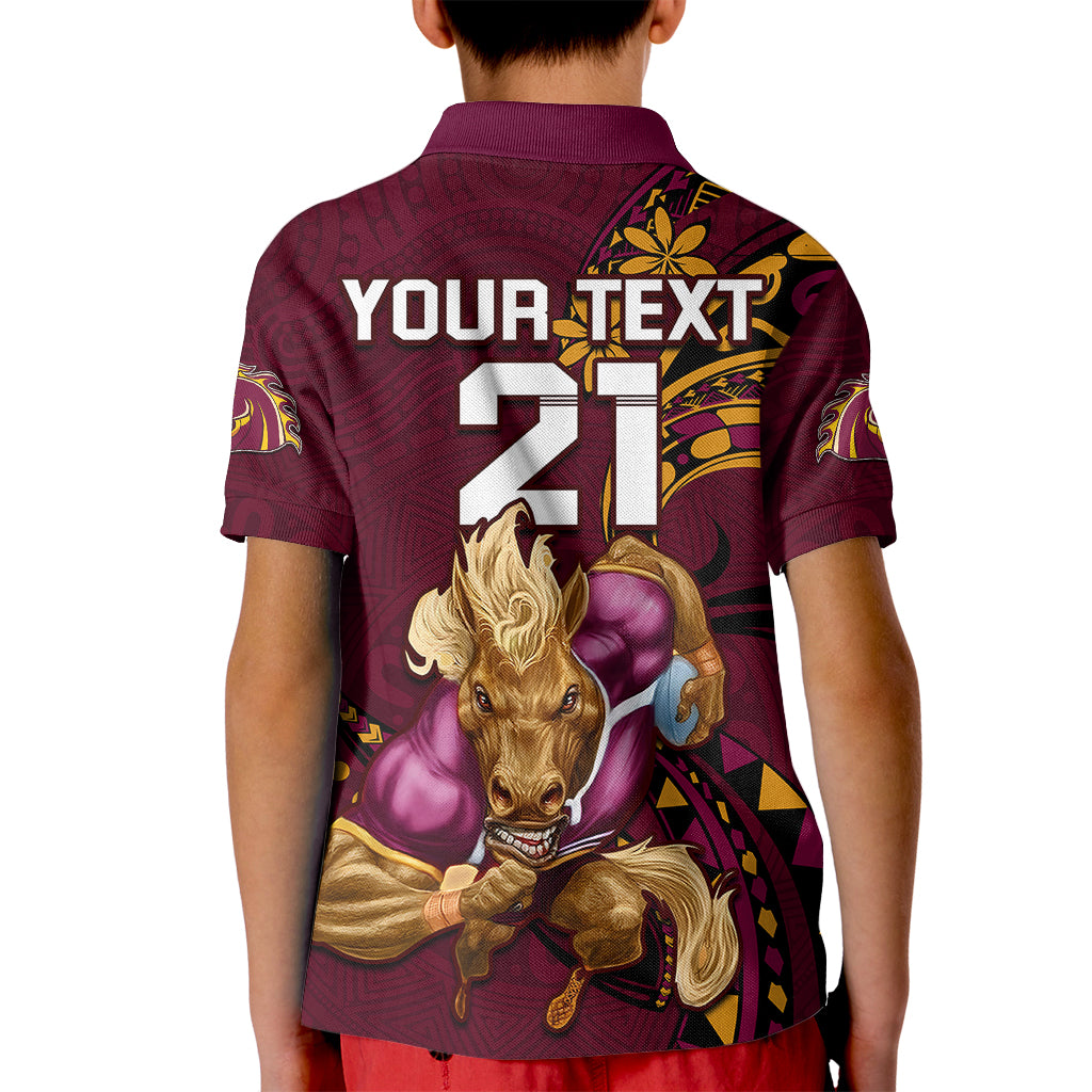 custom-nrl-broncos-premiers-kid-polo-shirt-mascot-with-polynesian-pattern-version-2023