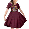 custom-nrl-broncos-premiers-kid-short-sleeve-dress-mascot-with-polynesian-pattern-version-2023