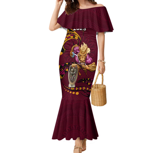 custom-nrl-broncos-premiers-mermaid-dress-mascot-with-polynesian-pattern-version-2023