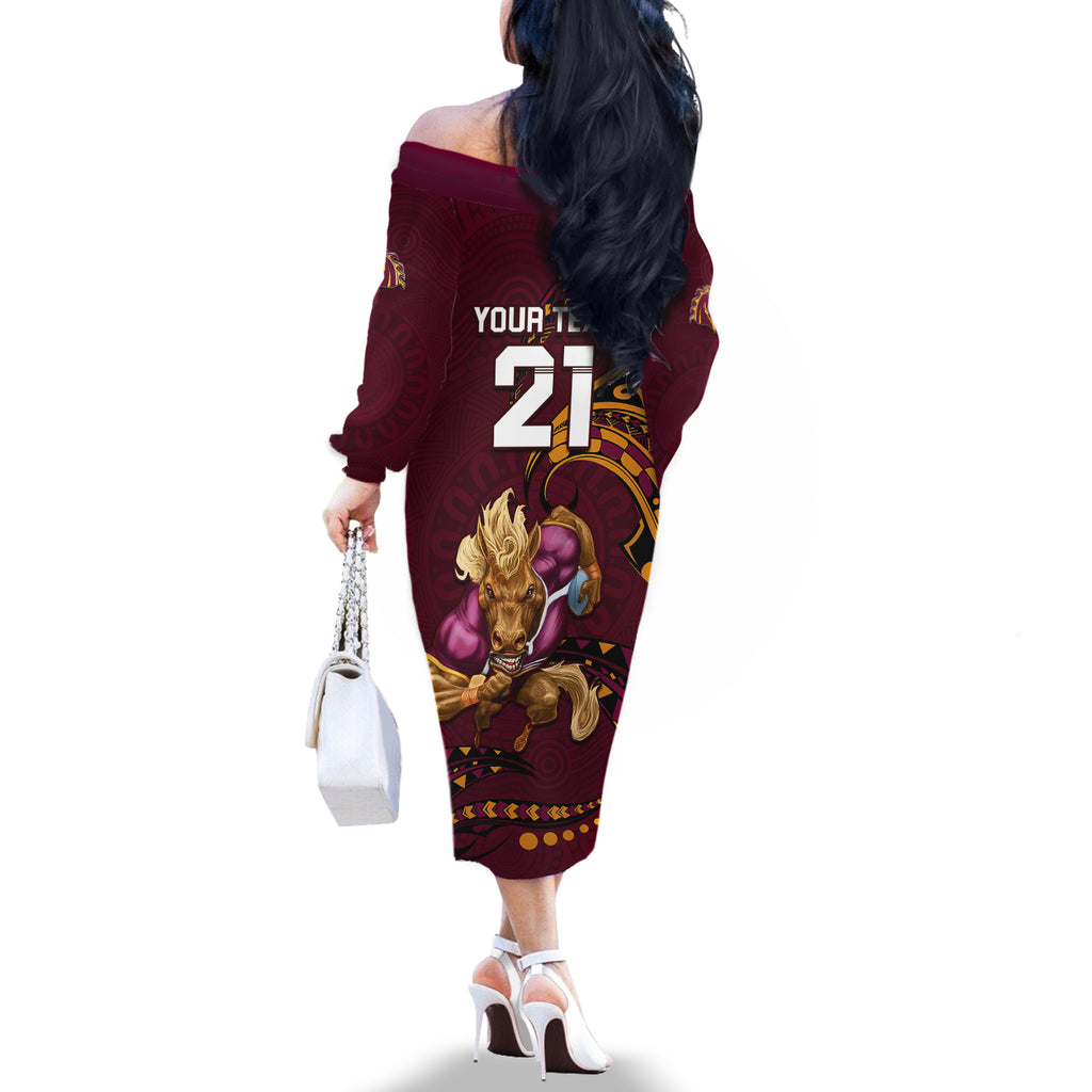 custom-nrl-broncos-premiers-off-the-shoulder-long-sleeve-dress-mascot-with-polynesian-pattern-version-2023