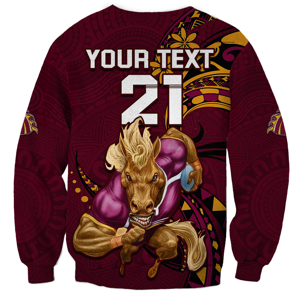 custom-nrl-broncos-premiers-sweatshirt-mascot-with-polynesian-pattern-version-2023