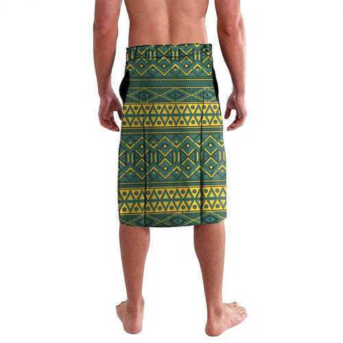 Custom South Africa Rugby Bokke Mascot Lavalava With Flag Style