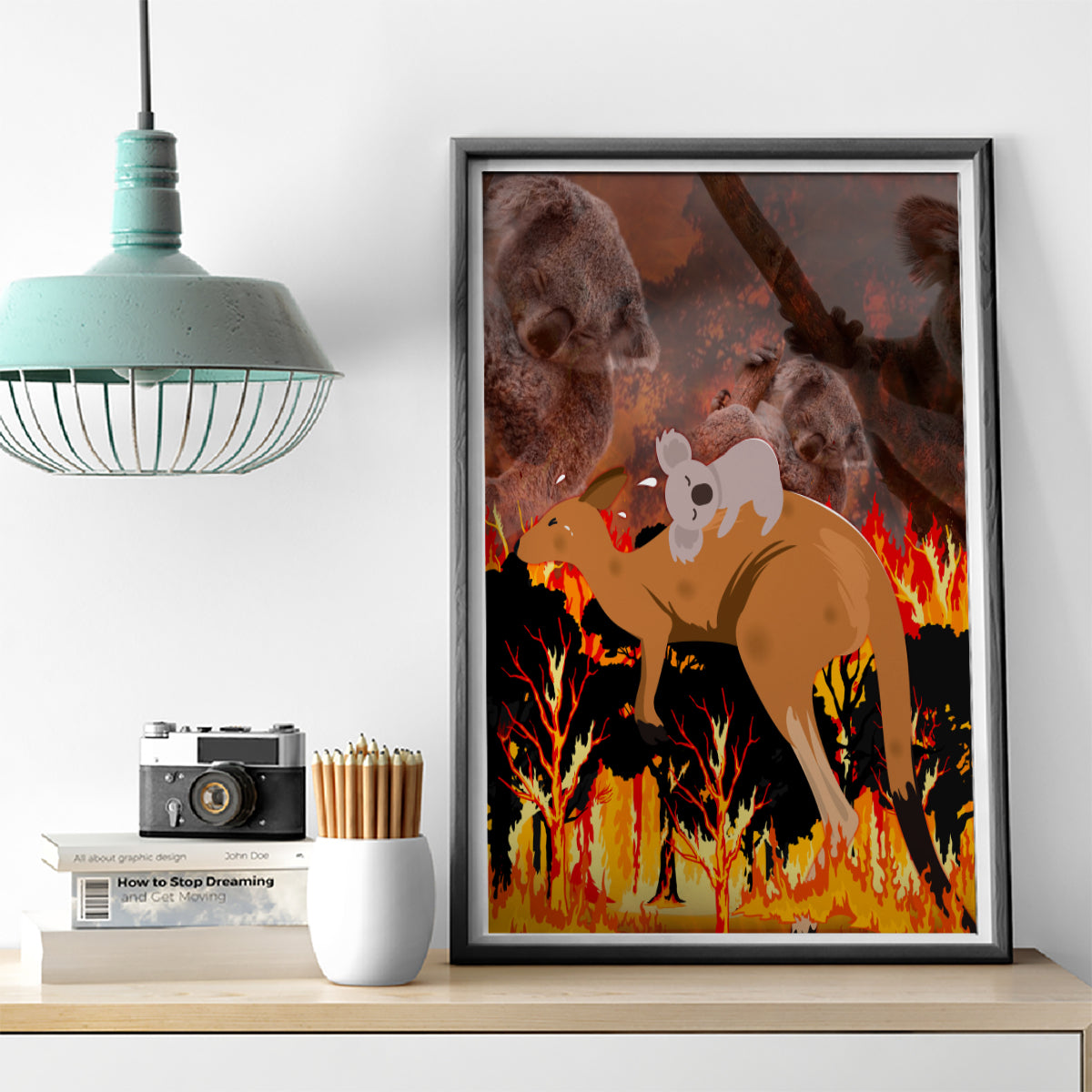 save-wildlife-australia-canvas-wall-art-bushfire-awareness