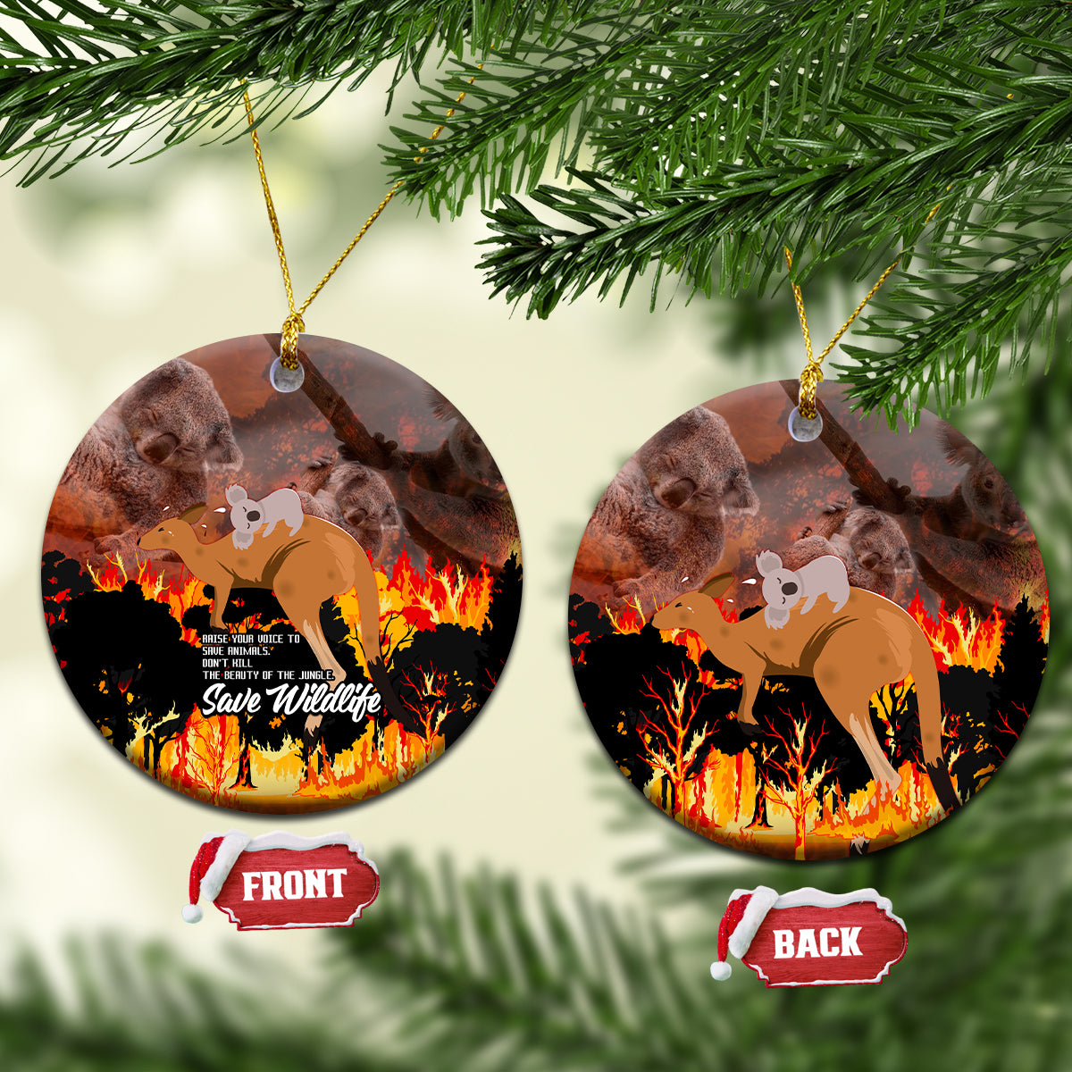 save-wildlife-australia-ceramic-ornament-bushfire-awareness