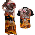 save-wildlife-australia-couples-matching-off-shoulder-maxi-dress-and-hawaiian-shirt-bushfire-awareness