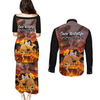 save-wildlife-australia-couples-matching-puletasi-dress-and-long-sleeve-button-shirt-bushfire-awareness