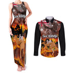save-wildlife-australia-couples-matching-tank-maxi-dress-and-long-sleeve-button-shirt-bushfire-awareness