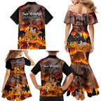 save-wildlife-australia-family-matching-mermaid-dress-and-hawaiian-shirt-bushfire-awareness