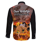save-wildlife-australia-family-matching-mermaid-dress-and-hawaiian-shirt-bushfire-awareness