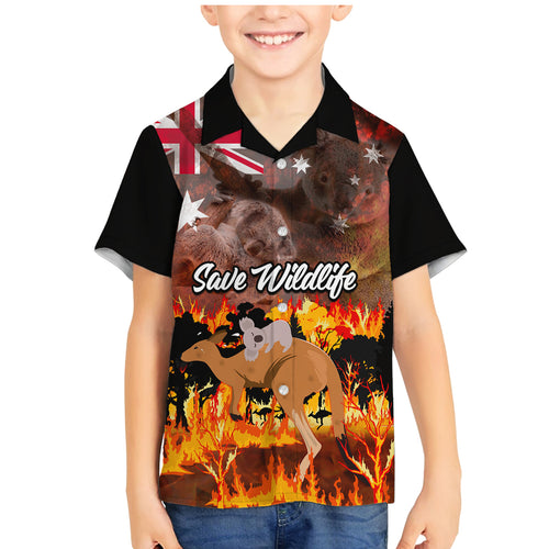 save-wildlife-australia-family-matching-mermaid-dress-and-hawaiian-shirt-bushfire-awareness
