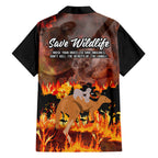 save-wildlife-australia-family-matching-short-sleeve-bodycon-dress-and-hawaiian-shirt-bushfire-awareness