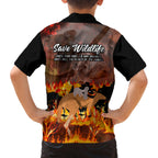 save-wildlife-australia-family-matching-summer-maxi-dress-and-hawaiian-shirt-bushfire-awareness