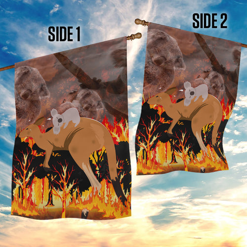 save-wildlife-australia-garden-flag-bushfire-awareness