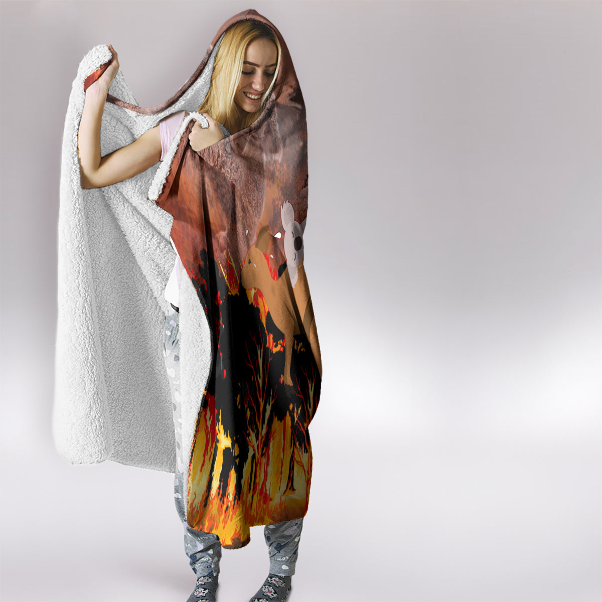 save-wildlife-australia-hooded-blanket-bushfire-awareness