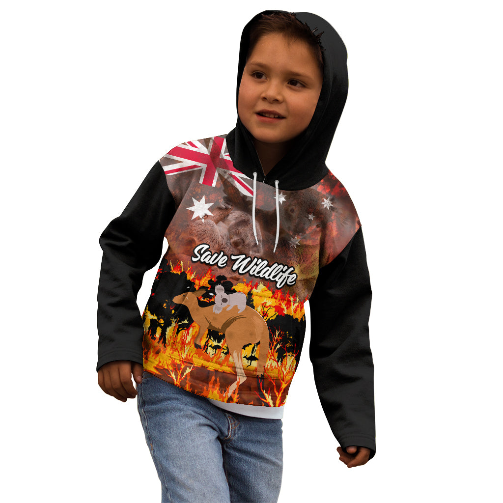save-wildlife-australia-kid-hoodie-bushfire-awareness