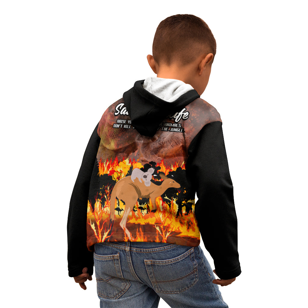 save-wildlife-australia-kid-hoodie-bushfire-awareness