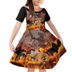 save-wildlife-australia-kid-short-sleeve-dress-bushfire-awareness