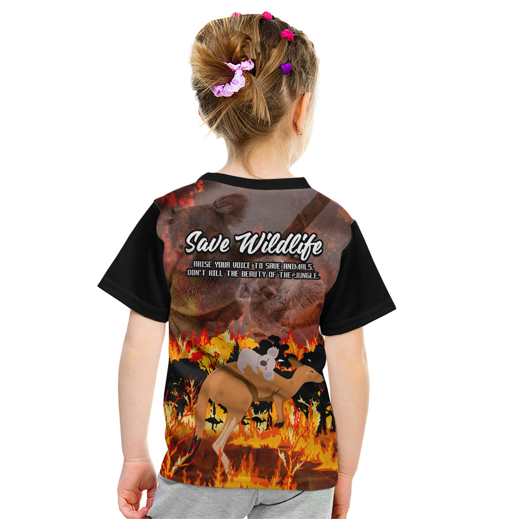 save-wildlife-australia-kid-t-shirt-bushfire-awareness