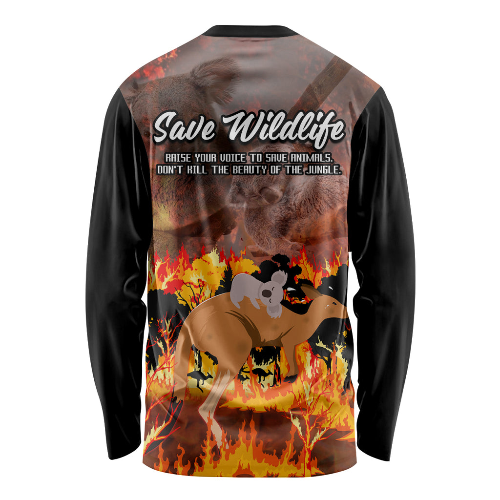 save-wildlife-australia-long-sleeve-shirt-bushfire-awareness