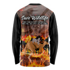 save-wildlife-australia-long-sleeve-shirt-bushfire-awareness