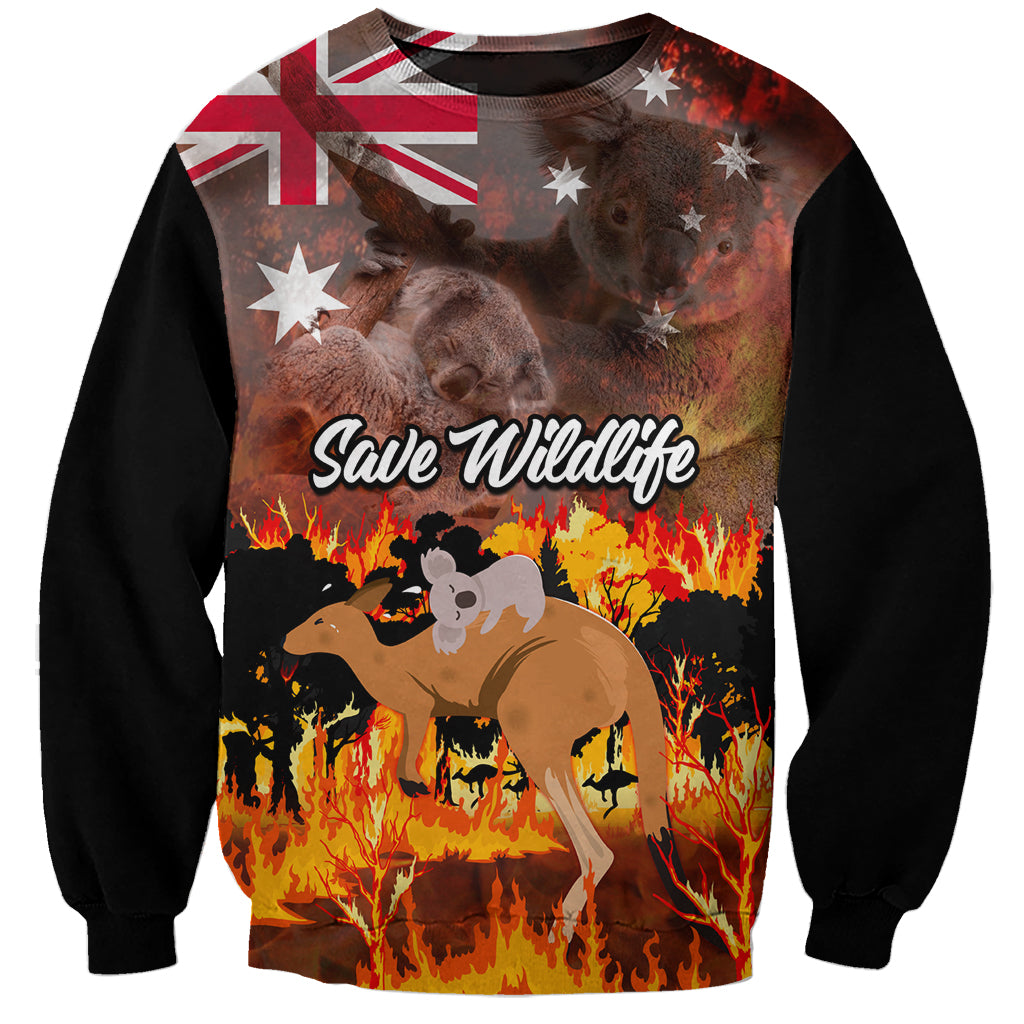 save-wildlife-australia-sweatshirt-bushfire-awareness