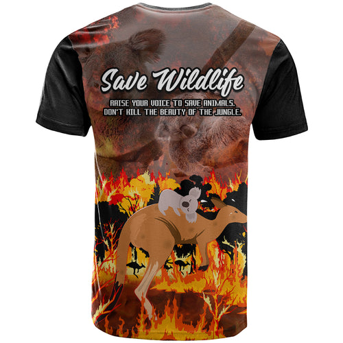 save-wildlife-australia-t-shirt-bushfire-awareness