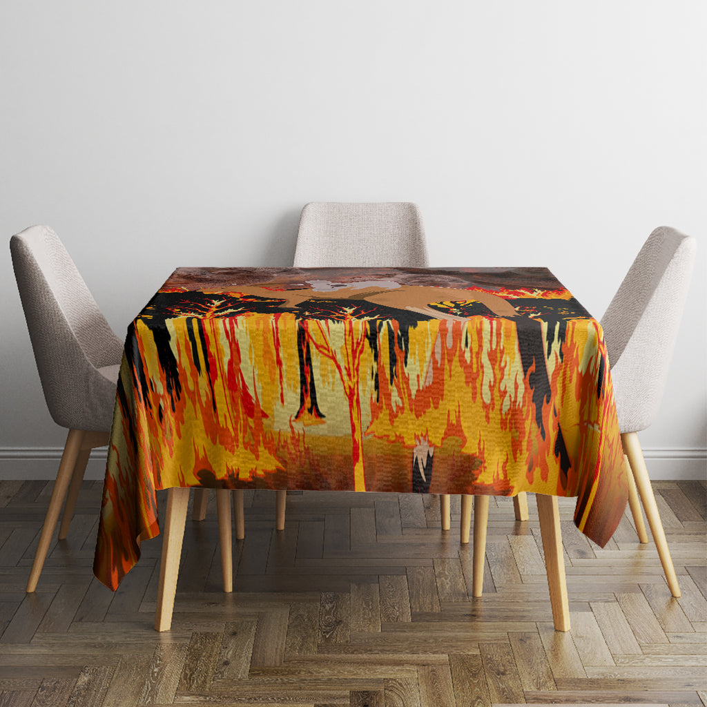 save-wildlife-australia-tablecloth-bushfire-awareness