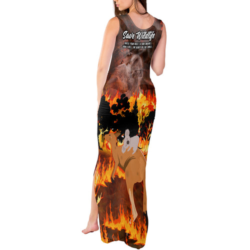 save-wildlife-australia-tank-maxi-dress-bushfire-awareness