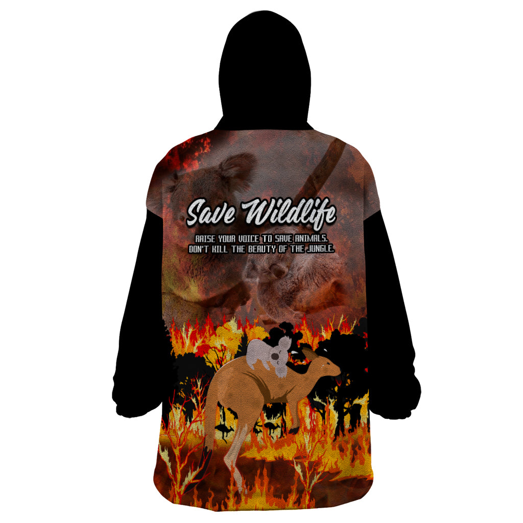 save-wildlife-australia-wearable-blanket-hoodie-bushfire-awareness