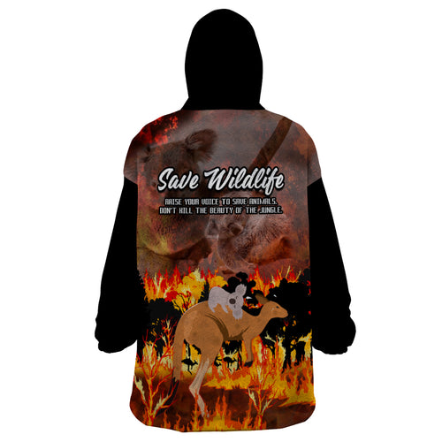 save-wildlife-australia-wearable-blanket-hoodie-bushfire-awareness