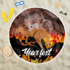 personalised-save-wildlife-australia-beach-blanket-bushfire-awareness