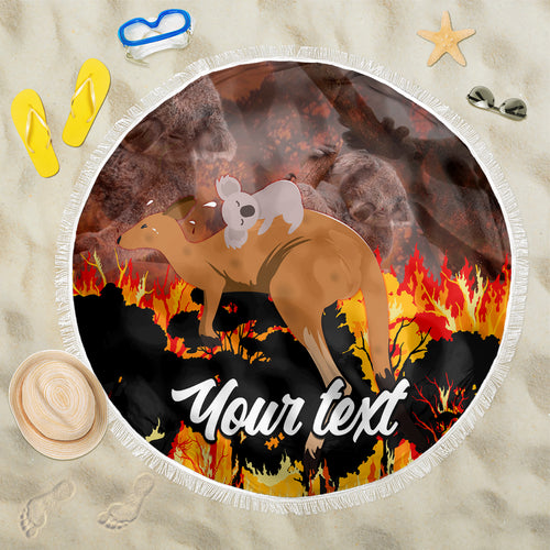 personalised-save-wildlife-australia-beach-blanket-bushfire-awareness