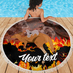 personalised-save-wildlife-australia-beach-blanket-bushfire-awareness