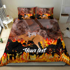 personalised-save-wildlife-australia-bedding-set-bushfire-awareness