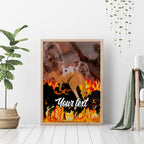personalised-save-wildlife-australia-canvas-wall-art-bushfire-awareness