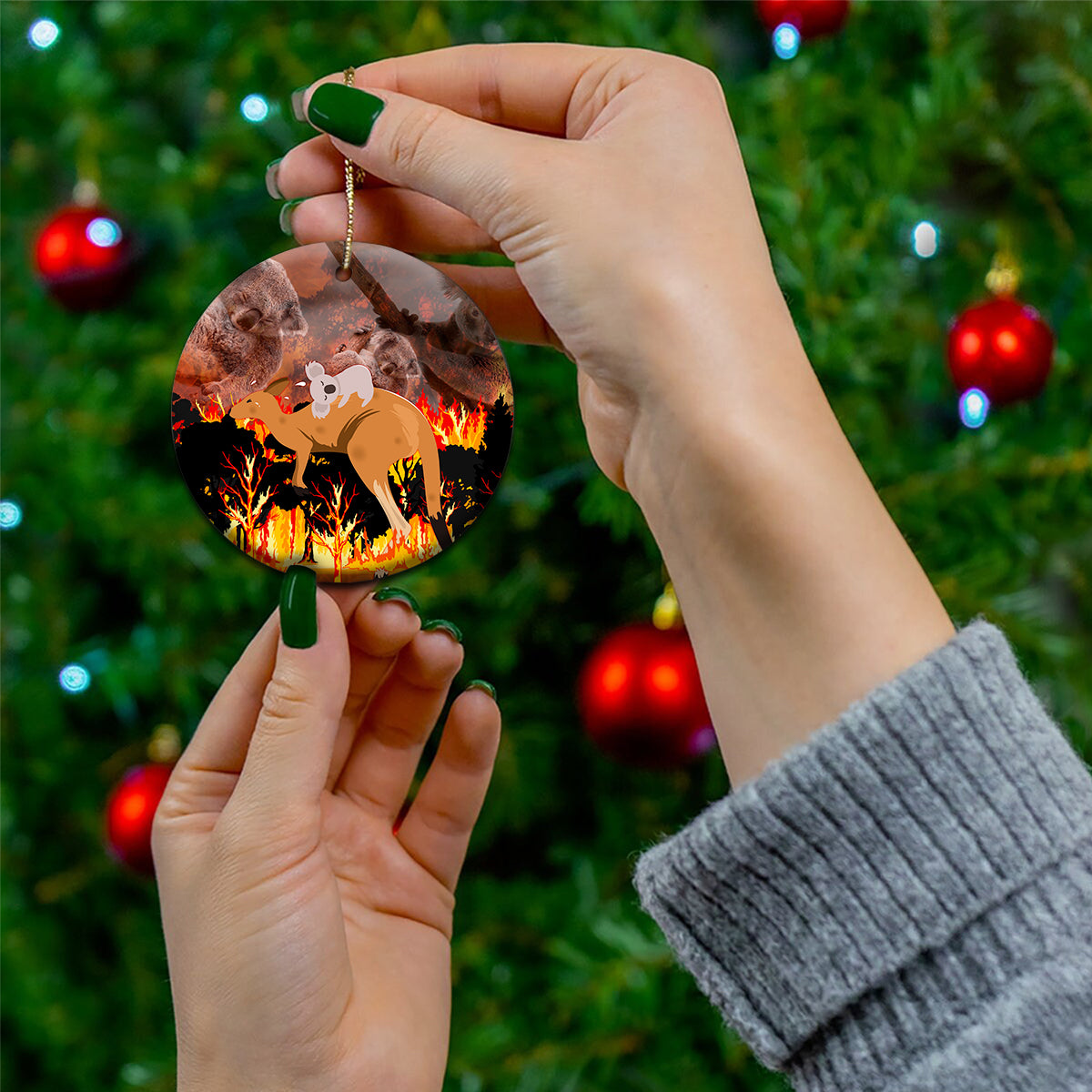 personalised-save-wildlife-australia-ceramic-ornament-bushfire-awareness