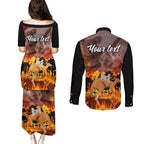 personalised-save-wildlife-australia-couples-matching-puletasi-dress-and-long-sleeve-button-shirt-bushfire-awareness