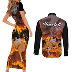 personalised-save-wildlife-australia-couples-matching-short-sleeve-bodycon-dress-and-long-sleeve-button-shirt-bushfire-awareness