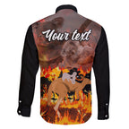 personalised-save-wildlife-australia-family-matching-short-sleeve-bodycon-dress-and-hawaiian-shirt-bushfire-awareness