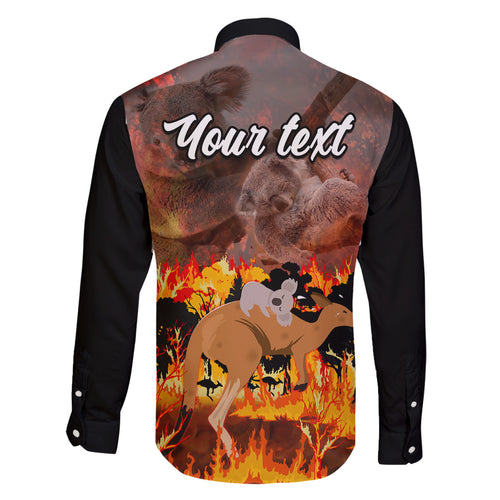 personalised-save-wildlife-australia-family-matching-summer-maxi-dress-and-hawaiian-shirt-bushfire-awareness