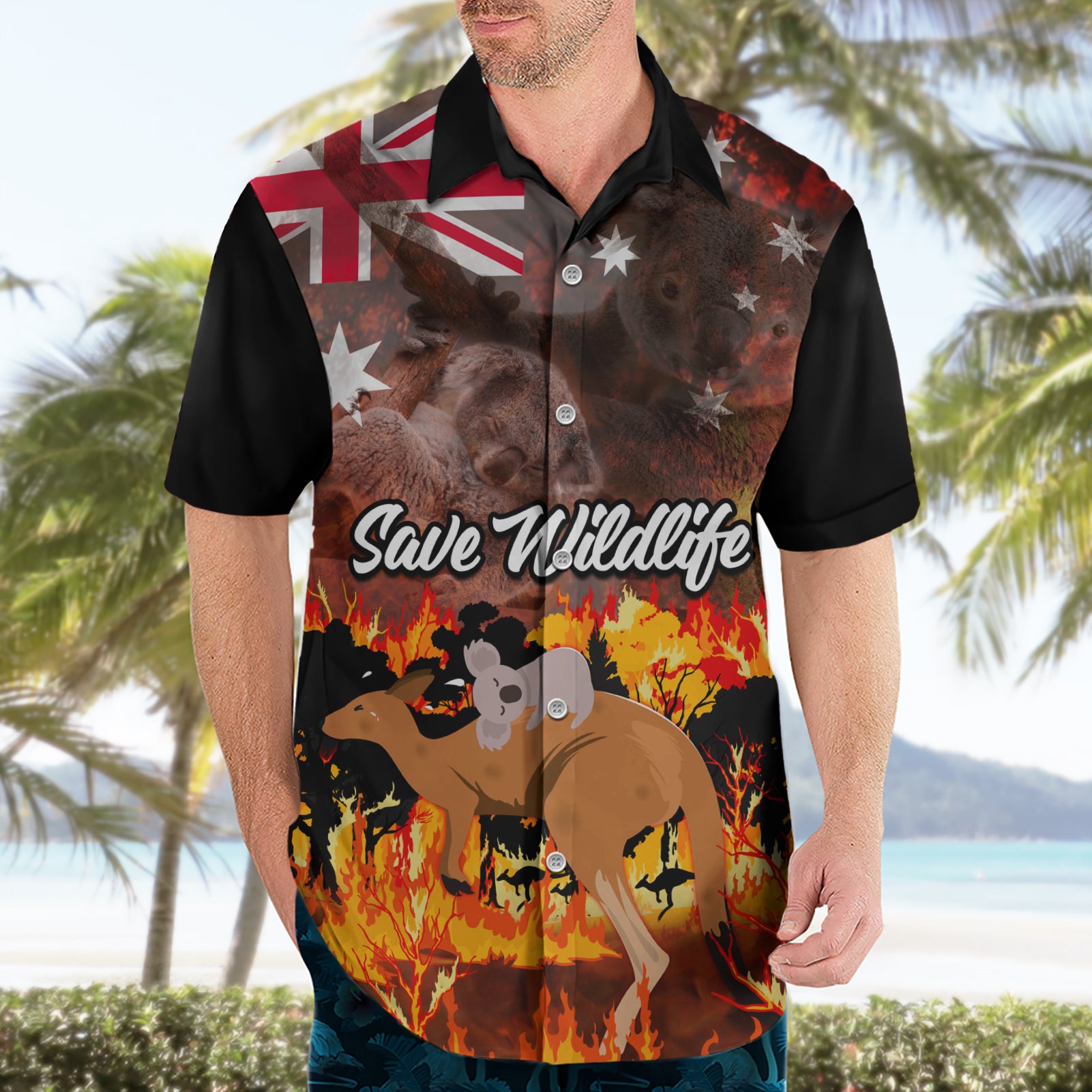 personalised-save-wildlife-australia-hawaiian-shirt-bushfire-awareness