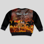 personalised-save-wildlife-australia-kid-ugly-christmas-sweater-bushfire-awareness