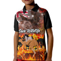 personalised-save-wildlife-australia-kid-polo-shirt-bushfire-awareness