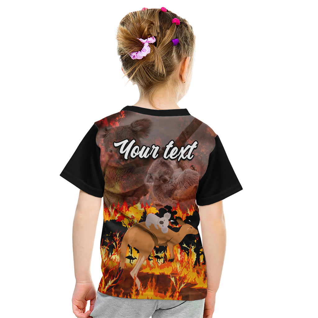 personalised-save-wildlife-australia-kid-t-shirt-bushfire-awareness