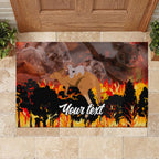 personalised-save-wildlife-australia-rubber-doormat-bushfire-awareness