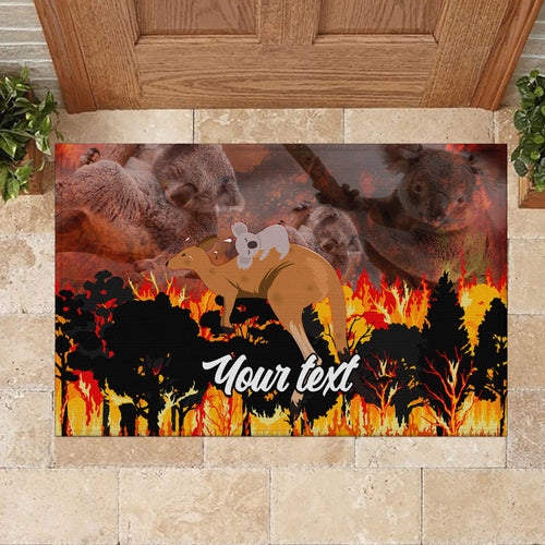 personalised-save-wildlife-australia-rubber-doormat-bushfire-awareness