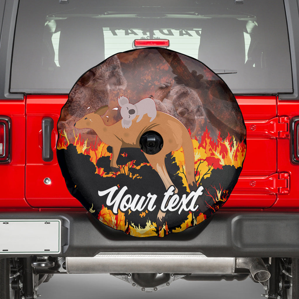 personalised-save-wildlife-australia-spare-tire-cover-bushfire-awareness